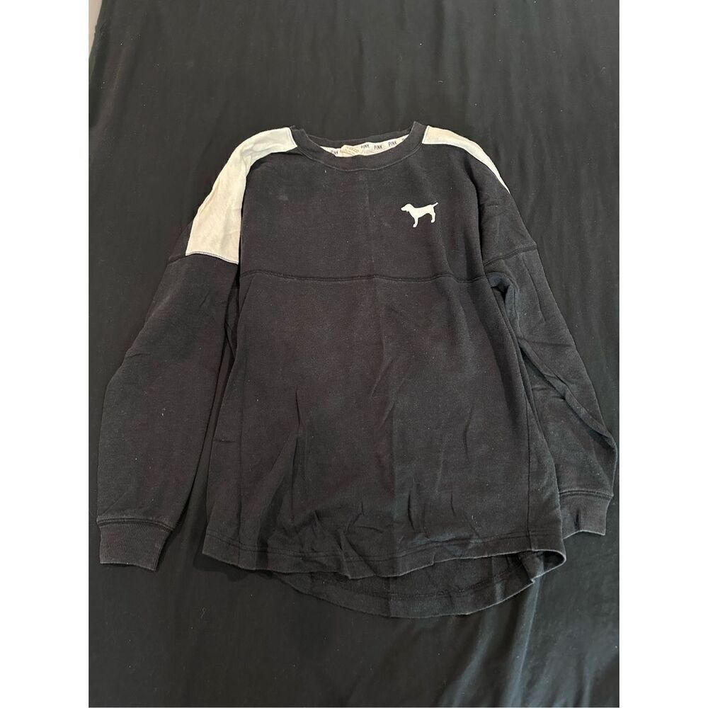 Women’s XS PINK women’s black and white sweater